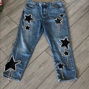 topshop star jeans